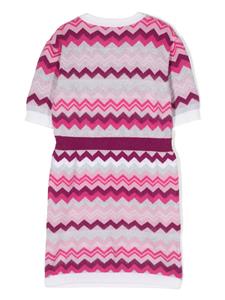 Missoni Kids Shirt met zigzag-print - Roze