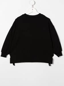 Chiara Ferragni Kids Sweater met geborduurd patroon - Zwart