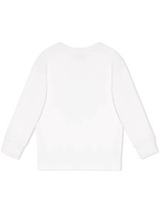 Gucci Kids Sweater met logoprint - Wit