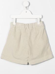 Aspesi Kids Ribfluwelen shorts - Beige