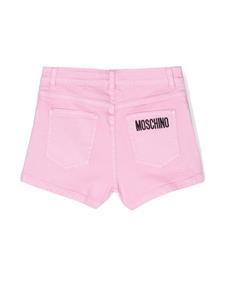 Moschino Kids Shorts met patch - Roze