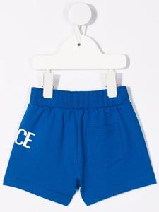 Versace Kids Shorts met logoprint - Blauw