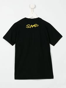 Amir Slama T-shirt met tekst - Zwart
