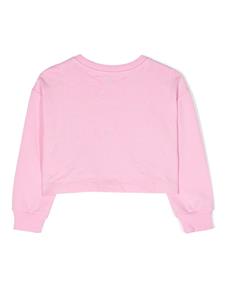 Chiara Ferragni Kids Sweater met geborduurd logo - Roze