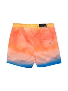 AMIRI KIDS Shorts met kleurverloop - Oranje