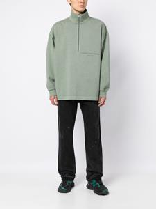 Alexander Wang Sweater met halve rits - Groen