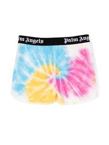 Palm Angels Kids Joggingshorts met tie-dye print - Veelkleurig