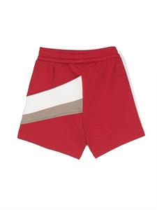 Emporio Armani Kids Elastische shorts - Rood