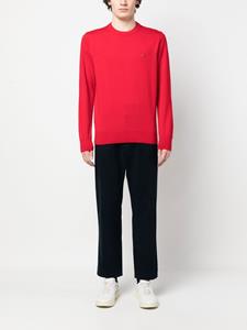 Tommy Hilfiger Trui met geborduurd logo - Rood