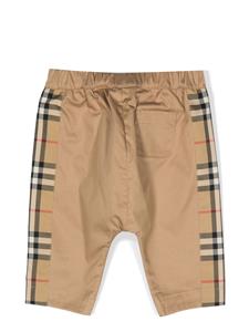 Burberry Kids Geruite shorts - Beige