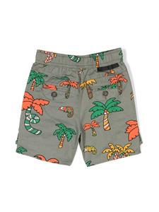 Stella McCartney Kids Shorts met palmboomprint - Groen