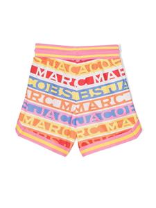 Marc Jacobs Kids Shorts met logostreep - Roze
