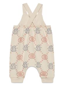 Gucci Kids x The Jetsons cotton dungarees - Beige