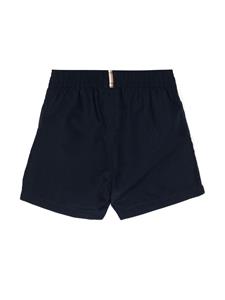 BOSS Kidswear Shorts met logoprint - Blauw