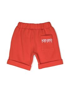 Kenzo Kids Shorts met opgerolde pijpen - Rood