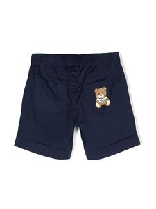Moschino Kids Shorts met teddybeer - Blauw