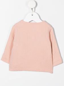TEDDY & MINOU Vest met dubbele rij knopen - Roze