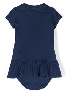 Ralph Lauren Kids Katoenen jurk - Blauw