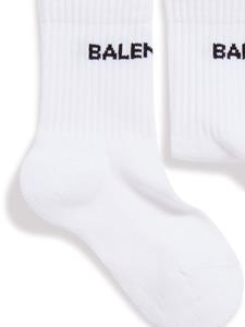 Balenciaga Kids Intarsia sokken - Wit