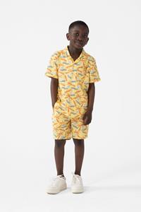 Sissy-Boy Geel overhemd met reverhals