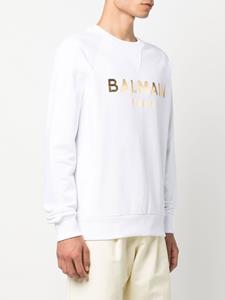 Balmain Sweater met logoprint - Wit