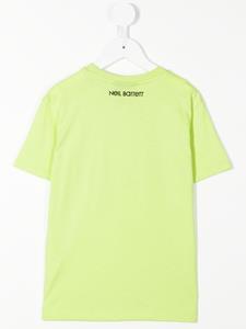 Neil Barrett Kids T-shirt met print - Groen