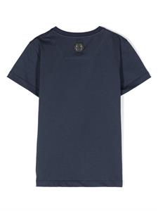 Philipp Plein Junior Katoenen T-shirt - Blauw