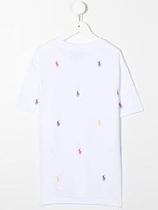 Ralph Lauren Kids T-shirt met geborduurd logo - Wit