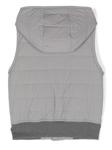 Brunello Cucinelli Kids Bodywarmer met rits - Grijs