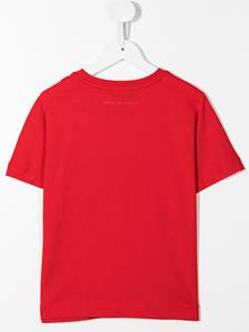 Emporio Armani Kids T-shirt verfraaid met pailletten - Rood