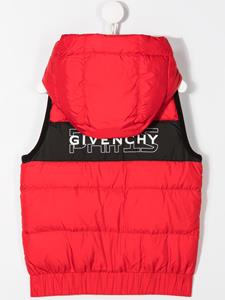 Givenchy Kids Bodywarmer met capuchon - Rood