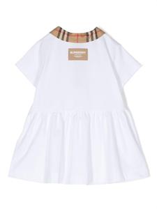 Burberry Kids Vintage Check jurk en shorts - Wit