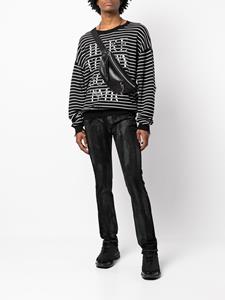 Haculla Sweater met print - Zwart