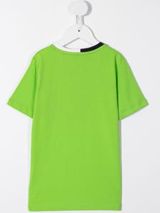 Aigner Kids Tweekleurig T-shirt - Groen