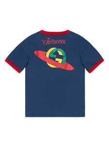 Gucci Kids x The Jetsons katoenen T-shirt - Blauw