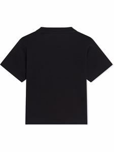 Balenciaga Kids T-shirt met logoprint - Zwart
