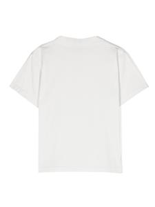 Balenciaga Kids T-shirt met logoprint - Wit