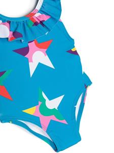 Stella McCartney Kids Badpak met sterrenprint - Blauw