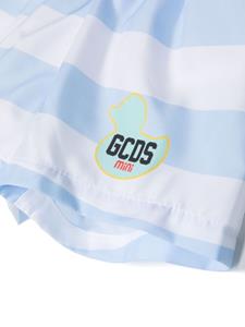 Gcds Kids Zwembroek met logoprint - Blauw