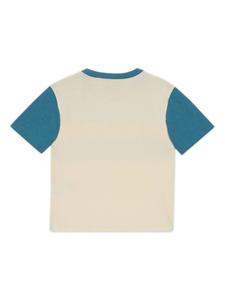 Gucci Kids T-shirt met logoprint - Blauw