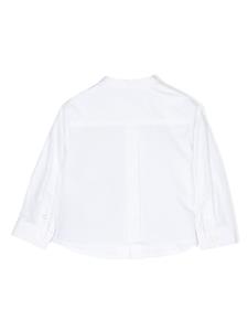 Emporio Armani Kids Shirt met verborgen sluiting - Wit