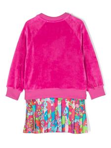 Versace Kids Jurk met bloemenprint - Roze