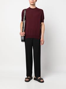 Jil Sander Wollen T-shirt - Rood