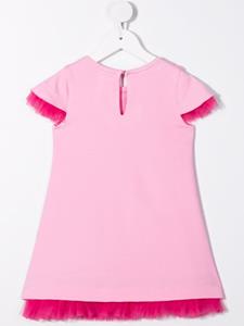 Monnalisa T-shirtjurk met heuptas - Roze