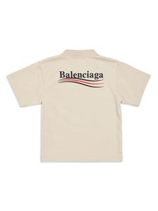 Balenciaga Kids T-shirt met print - Beige