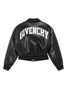 Givenchy Kids Bomberjack met patroon - Zwart