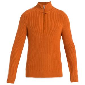 Icebreaker  Lodge L/S Half Zip Sweater - Merinotrui, oranje