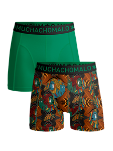 Muchachomalo Jongens 2-pack boxershorts rastafarian