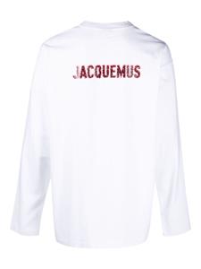 Jacquemus Sweater met logoprint - Wit