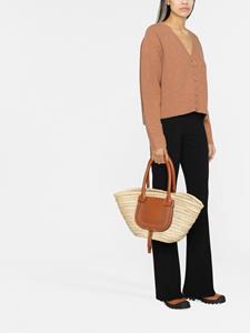 See by Chloé Ribgebreid vest - Bruin